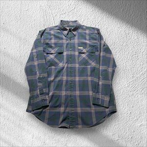 Vintage Chaps Ralph Lauren shirt men’s large blue green plaid